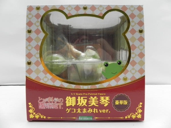 【中古】【未開封】御坂美琴ゲコ太まみれver. 豪華版/至福の笑顔パーツセット＜フィギュア＞（代引き不可）6587