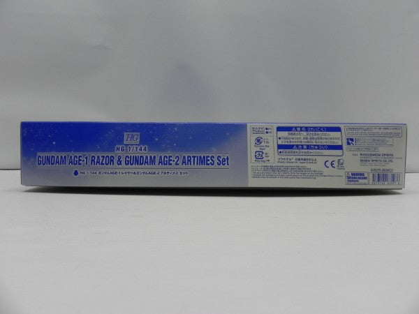 【中古】【未組立】1/144 HG ガンダムAGE-1 レイザー＆ガンダムAGE-2 アルティメスセット(2体セット) 「機動戦士ガンダムAGE」＜プラモデル＞（代引き不可）6587