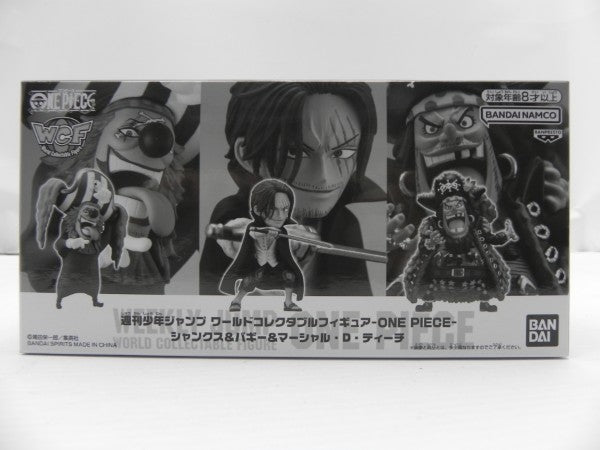 【中古】【未開封】シャンクス＆バギー＆マーシャル・D・ティーチ 「ワンピース」 ワールドコレクタブルフィギュア＜フィギュア＞（代引き不可）6587