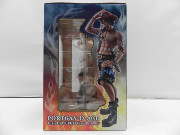 【中古】【未開封】Portrait.Of.Pirates ワンピース NEO-DX ポートガス・D・エース 10th LIMITED Ver. 【限定復刻版】＜フィギュア＞（代引き不可）6587