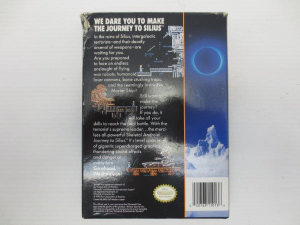 【中古】【箱説あり】JOURNEY TO SILIUS ラフワールド World NES 北米版＜レトロゲーム＞（代引き不可）6587