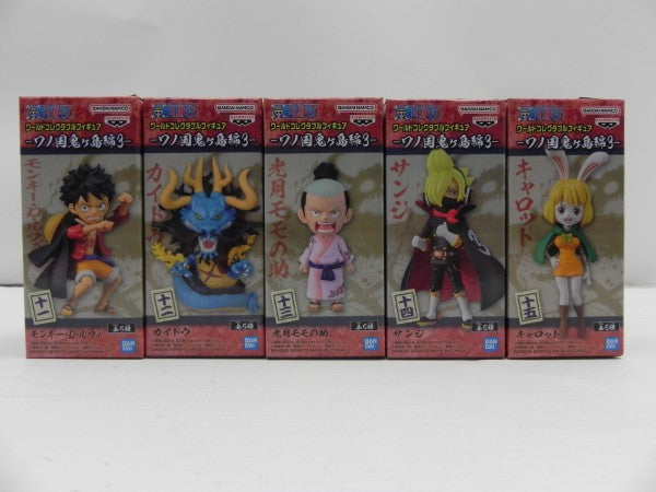 【中古】【未開封】全5種セット 「ワンピース」 ワールドコレクタブルフィギュア-ワノ国鬼ヶ島編3-＜フィギュア＞（代引き不可）6587