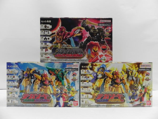 【中古】【未開封】【セット】ミニプラ ナンバーワン合体シリーズ01/02/03＜プラモデル＞（代引き不可）6587