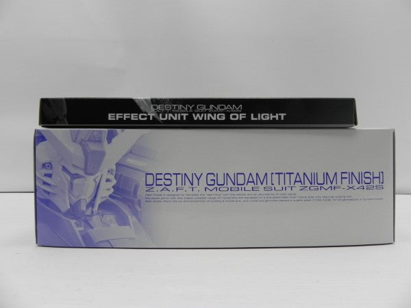 【中古】【未組立】【セット】1/144 RG ZGMF-X42S(チタニウムフィニッシュ)/拡張エフェクトユニット“光の翼”＜プラモデル＞（代引き不可）6587