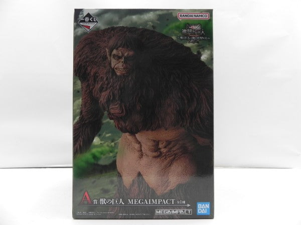 【中古】【未開封】獣の巨人 「一番くじ 進撃の巨人 〜獣の巨人は俺が仕留める〜」 MEGAIMPACT A賞＜フィギュア＞（代引き不可）6587