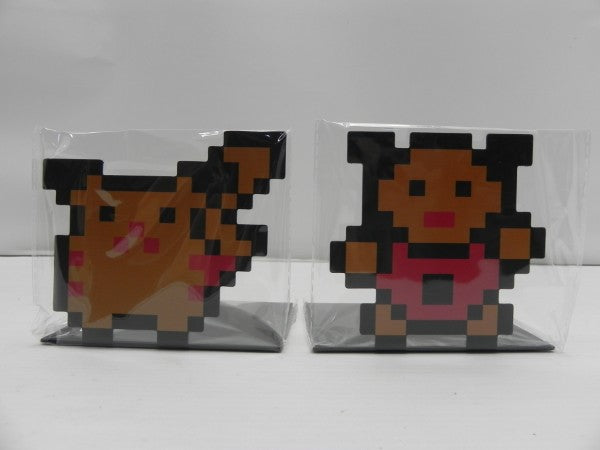 【中古】【開封品】ピカチュウセット ブックエンド2個セット ゲームドット 「ポケットモンスター金・銀」＜コレクターズアイテム＞（代引き不可）6587