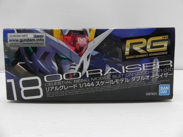 【中古】【未組立】1/144 RG GN-0000+GNR-010 ダブルオーライザー 「機動戦士ガンダム00(ダブルオー)」 [5061603]＜プラモデル＞（代引き不可）6587