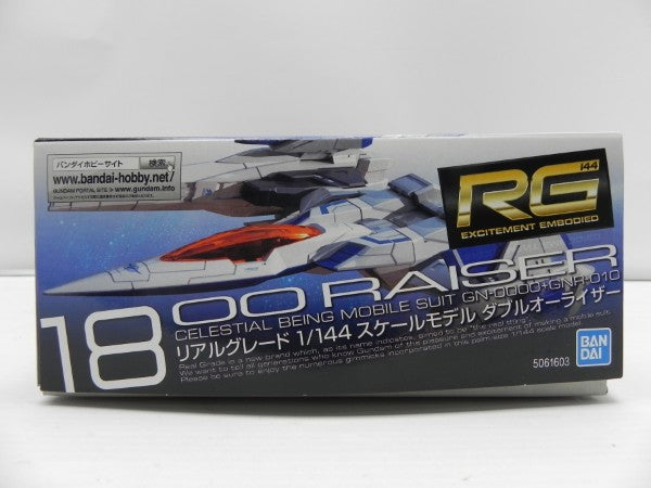 【中古】【未組立】1/144 RG GN-0000+GNR-010 ダブルオーライザー 「機動戦士ガンダム00(ダブルオー)」 [5061603]＜プラモデル＞（代引き不可）6587