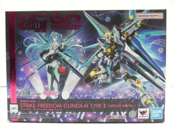 【中古】【開封品】METAL ROBOT魂 ＜SIDE MS＞ ストライクフリーダムガンダム弐式 [初音ミク Ver.] ＜フィギュア＞（代引き不可）6587