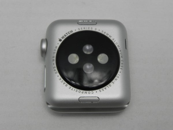 【中古】【簡易動作確認済】Apple Watch Series3 38mm GPSモデル 8GB＜スマートウォッチ＞（代引き不可）6587