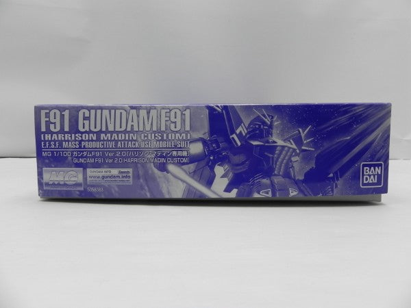【中古】【未組立】1/100 MG ガンダムF91 Ver.2.0(ハリソン・マディン専用機) 「機動戦士クロスボーン・ガンダム」＜プラモデル＞（代引き不可）6587