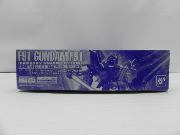 【中古】【未組立】1/100 MG ガンダムF91 Ver.2.0(ハリソン・マディン専用機) 「機動戦士クロスボーン・ガンダム」＜プラモデル＞（代引き不可）6587