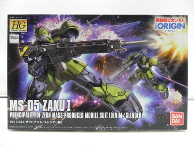 【中古】【未組立】1/144 HG MS-05 ザクI (デニム/スレンダー機) 「機動戦士ガンダム THE ORIGIN」 [020...