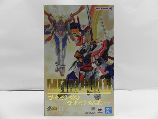 中古】【開封品】METAL BUILD ゴッドガンダム＆ゴッドガンダム弐
