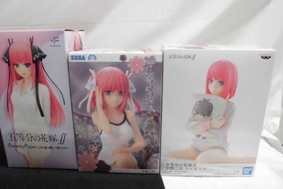 【中古】【未開封】【セット】五等分の花嫁　中野二乃フィギュア　パジャマ　彼シャツ　ちょこのせプレミアム　３体セット＜フィギュア＞（代引...