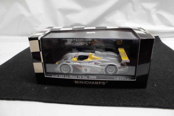 【中古】【開封品】MINICHAMPS 1/43 Audi R8R　Le Mans 24hrs 2000＜コレクターズアイテム＞（代引き不可）6597