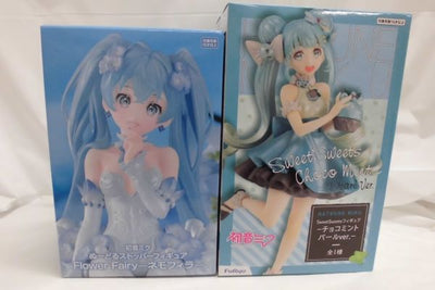 【中古】【未開封品】初音ミク　フィギュア　ぬーどるストッパー　ネモフィラ　SweetSweets　チョコミントパールver ２体セット...