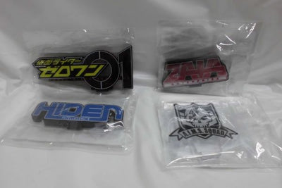 【中古】【セット品】仮面ライダー　ゼロワン　アクリル　ロゴディスプレイEX　４個セット＜コレクターズアイテム＞（代引き不可）6597