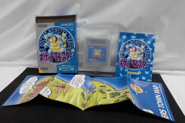 中古】【箱説あり】ポケットモンスター 青 ゲームボーイ用ソフト＜レトロゲーム＞（代引き不可）6597