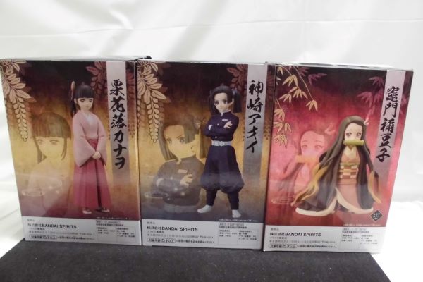 【中古】鬼滅の刃　フィギュア　絆ノ装　フィギュア　栗花落カナヲ　神崎アオイ　竈門禰津豆子　３体セット＜フィギュア＞（代引き不可）6597