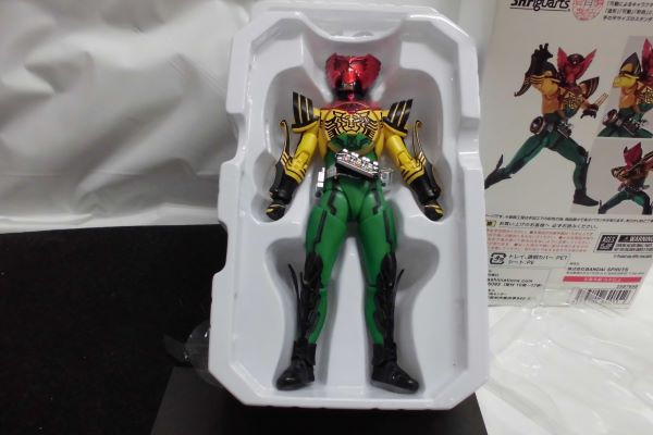 【中古】【開封品】S.H.Figuarts(真骨彫製法)仮面ライダーオーズ スーパータトバ コンボ 「仮面ライダー×仮面ライダー フォーゼ＆オーズ  MOVIE大戦MEGA MAX」 TAMASHII NATION ONLINE 2021 開催記念商品＜フィギュア＞（代引き不可）6597