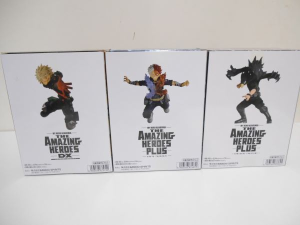 【中古】【未開封】【３体セット】僕のヒーローアカデミア　THE AMAZING HEROES DX 爆豪　轟　常闇　フィギュア＜フィギュア＞（代引き不可）6597