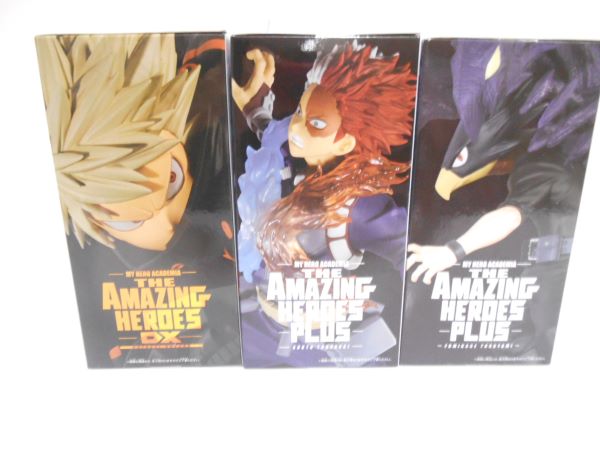 【中古】【未開封】【３体セット】僕のヒーローアカデミア　THE AMAZING HEROES DX 爆豪　轟　常闇　フィギュア＜フィギュア＞（代引き不可）6597