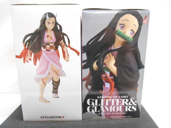 【中古】【未開封】【2体セット】鬼滅の刃 竈門禰豆子　フィギュア　 GLITTER&GLAMOURS　竈門禰豆子　Figurizma 竈門禰豆子　鬼化進行時＜フィギュア＞（代引き不可）6597