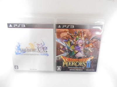 【中古】【開封品】PS3用ソフト　ドラゴンクエストヒーローズ2　ファイナルファンタジーX　X2HDリマスター　2本セット＜レトロゲーム...