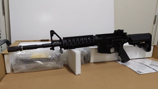 【中古】【開封品】WA  M4A1　フルメタルカスタム　KM18　MOD0　SOPMOD　MODEL＜ミリタリー＞（代引き不可）6597