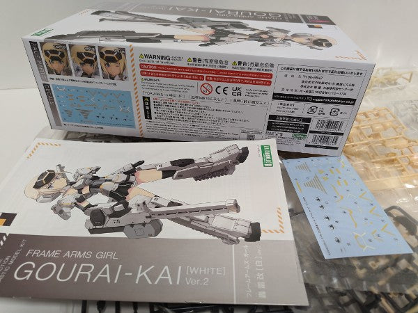 【中古】【未組立】フレームアームズ・ガール 轟雷改　白　Ver.2＜プラモデル＞（代引き不可）6597