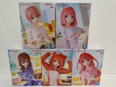 【中古】【未開封】【5体セット】Relax time　五等分の花嫁　フィギュア　一花　二乃　三玖　四葉　五月＜フィギュア＞（代引き不可...