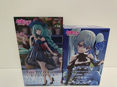 【中古】【未開封】【2体セット】初音ミク　フィギュア　Trio Try iT おでかけドレス　ぬーどるストッパー　Flower Fai...