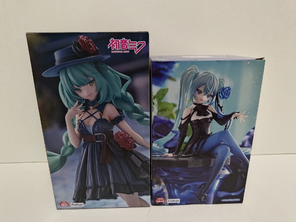 【中古】【未開封】【2体セット】初音ミク　フィギュア　Trio Try iT おでかけドレス　ぬーどるストッパー　Flower Fairy 青薔薇＜フィギュア＞（代引き不可）6597