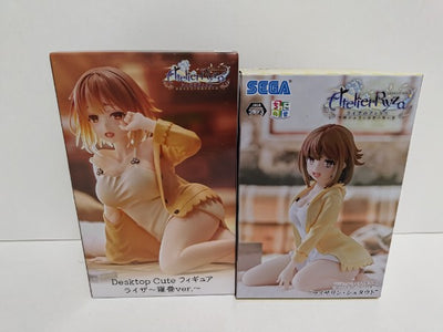 【中古】【未開封】【2体セット】ライザのアトリエ　ライザ　フィギュア　Desktop Cute ライザ寝巻　ちょこのせ　ライザ＜フィギ...