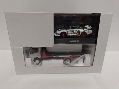 【中古】【開封品】京商オリジナル 1/43 HINO KYOKUTO FLATOP ZERO II (ホワイト)+ランチア ストラトス...