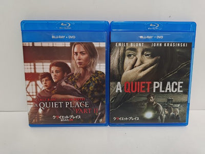 【中古】【開封品】【2本セット】DVD　BLU-ray　セット　クワイエット　プレイス　クワイエット・プレイス 破られた沈黙＜Blu-...