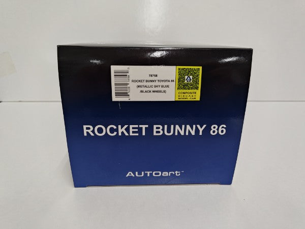 【中古】【開封品】ロケットバニー 86 (メタリック・スカイブルー/ブラック・ホイール)[78758]＜コレクターズアイテム＞（代引き不可）6597