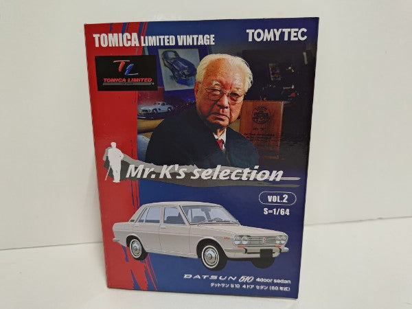 【中古】【未開封】トミカリミテッドヴィンテージ TLV-Mr.K vol.2 ダットサン510(白)＜コレクターズアイテム＞（代引き不可）6597