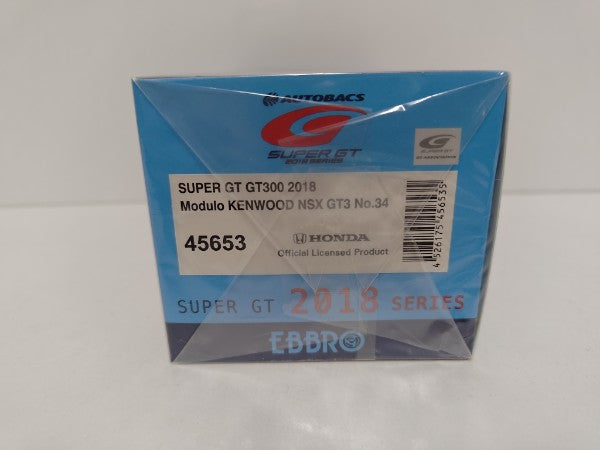 【中古】【未開封】1/43 Modulo KENWOOD モデューロ ケンウッド　NSX GT3 SUPER GT GT300 2018 No.34＜コレクターズアイテム＞（代引き不可）6597