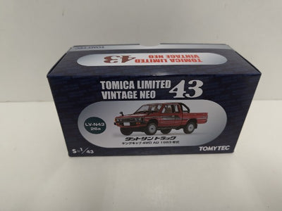 【中古】【開封品】1/43 LV-N43-26a ダットサン・トラック キングキャブ 4WD AD(レッド) 「トミカリミテッドヴィン...