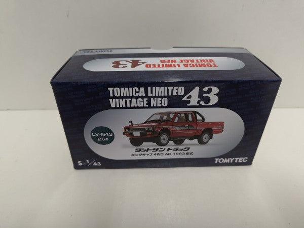 【中古】【開封品】1/43 LV-N43-26a ダットサン・トラック キングキャブ 4WD AD(レッド) 「トミカリミテッドヴィンテージNEO」 [302018]＜コレクターズアイテム＞（代引き不可）6597