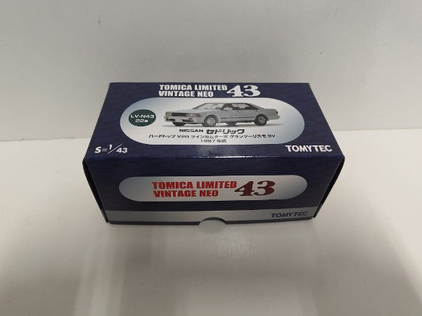 【中古】【開封品】1/43 LV-N43-22a セドリック グランツーリスモ SV(ホワイト) 「トミカリミテッドヴィンテージNEO」 [284789]＜コレクターズアイテム＞（代引き不可）6597