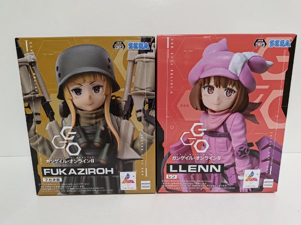 【中古】【未開封】【セット】「ソードアート・オンライン オルタナティブ ガンゲイル・オンライン」Luminasta「フカ次郎」「レン」2種＜フィギュア＞（代引き不可）6597