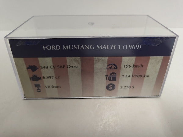 【中古】【開封品】アメリカン カー コレクション 第36号　Ford MusTang Mach 1 1969＜コレクターズアイテム＞（代引き不可）6597