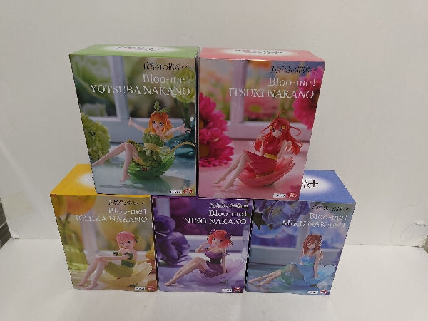 【中古】【未開封】【セット】「五等分の花嫁∽」 Bloo-me! 中野家5姉妹 5種＜フィギュア＞（代引き不可）6597