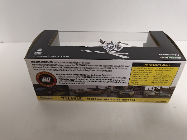 【中古】【開封品】Greenlight 1973 Eleanor Mustang Mach 1　 Gone in 60 Seconds 1/43＜コレクターズアイテム＞（代引き不可）6597
