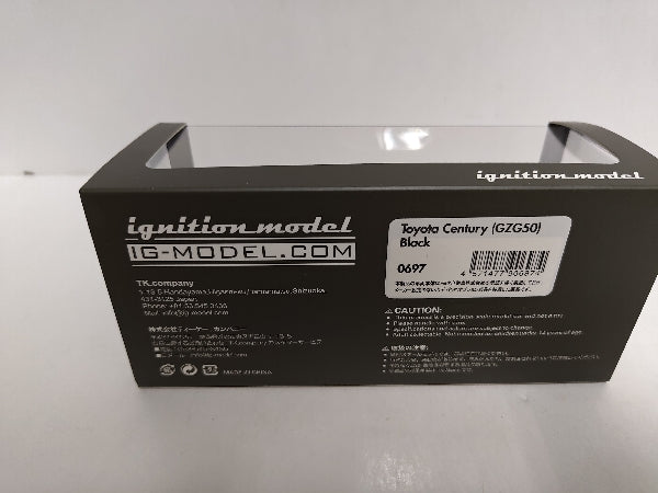 【中古】【開封品】1/43 Toyota Century GZG50(ブラック) [IG0697]＜コレクターズアイテム＞（代引き不可）6597