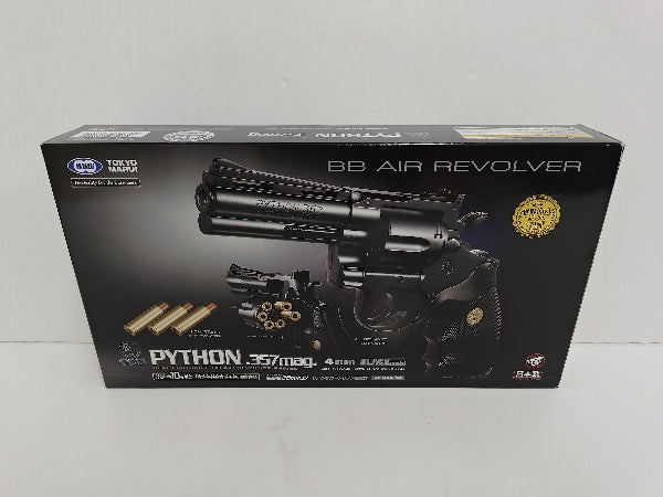 【中古】【開封品】BBエアーリボルバー コルトパイソン.357マグナム 4インチ ブラックモデル＜ミリタリー＞（代引き不可）6597