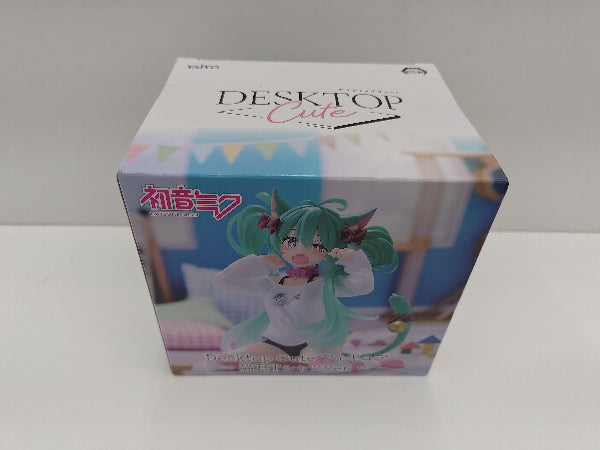 【中古】【未開封】初音ミク 「キャラクター・ボーカル・シリーズ01 初音ミク」 Desktop Cute フィギュア 〜猫耳Tシャツver.〜＜フィギュア＞（代引き不可）6597